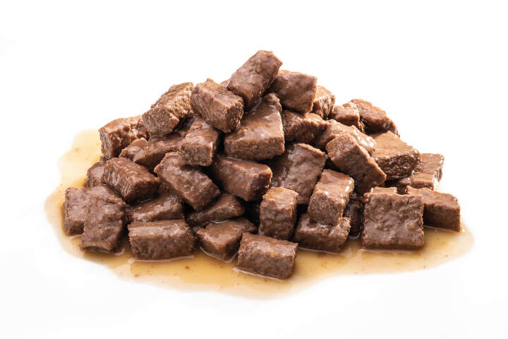 ViVAPET Hunde-Nassfutter Saftige Brocken Rind